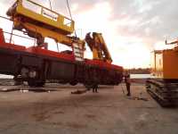 Shipment of a repair train set Astrakhan–Turkmenbashi