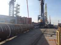 Rostok-Astrakhan drilling platform supports