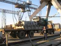 Two drill rigs from ex «site» Turkmenistan to Astrakhan